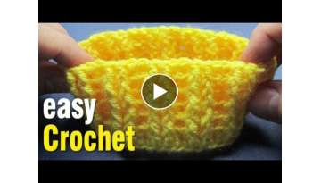 How to Crochet Textured Stretchy Stitch Ribbing in the Round.